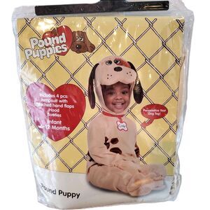 Pound Puppy Infant Baby Halloween Costume Size 6-12 Months New Puppies